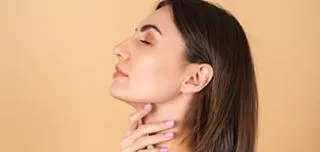 beautiful-woman-showing-jawline-and-neck