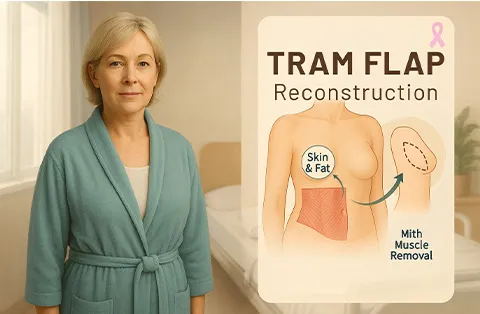 Reconstruction mammaire avec TRAM Flap : des résultats naturels grâce à votre propre tissu